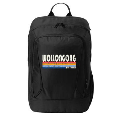 Retro Vintage 70s 80s Style Wollongong Australia City Backpack
