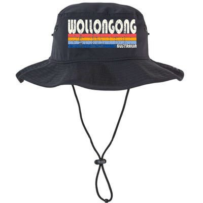 Retro Vintage 70s 80s Style Wollongong Australia Bucket Hat