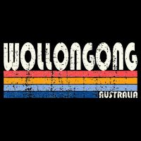 Retro Vintage 70s 80s Style Wollongong Australia Flatbill Hat