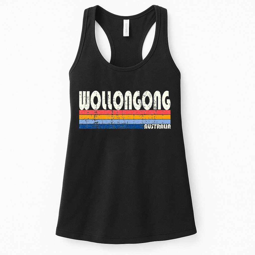 Retro Vintage 70s 80s Style Wollongong Australia Womens Tank Top
