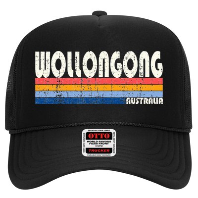 Retro Vintage 70s 80s Style Wollongong Australia Trucker Hat