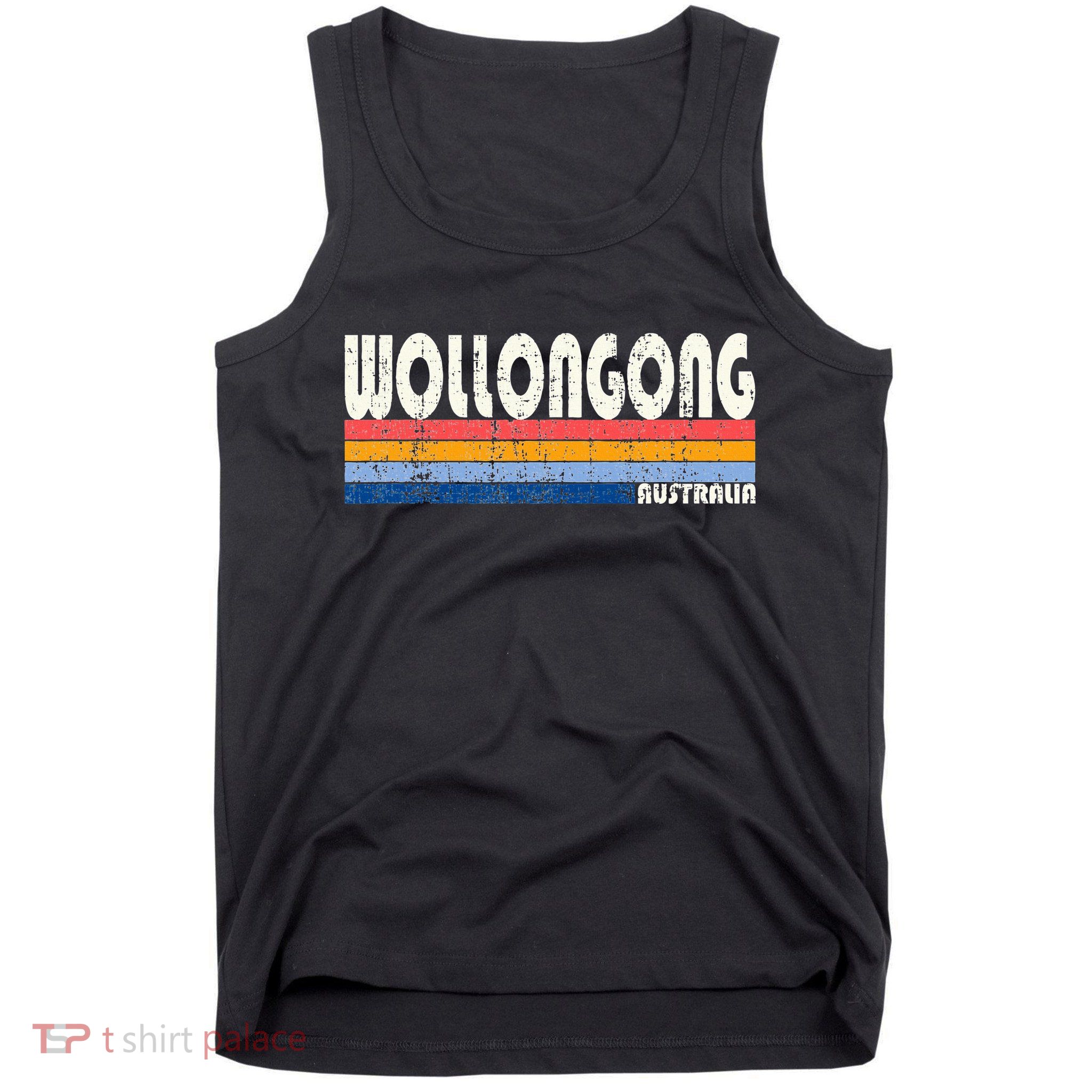 Retro Vintage 70s 80s Style Wollongong Australia Tank Top