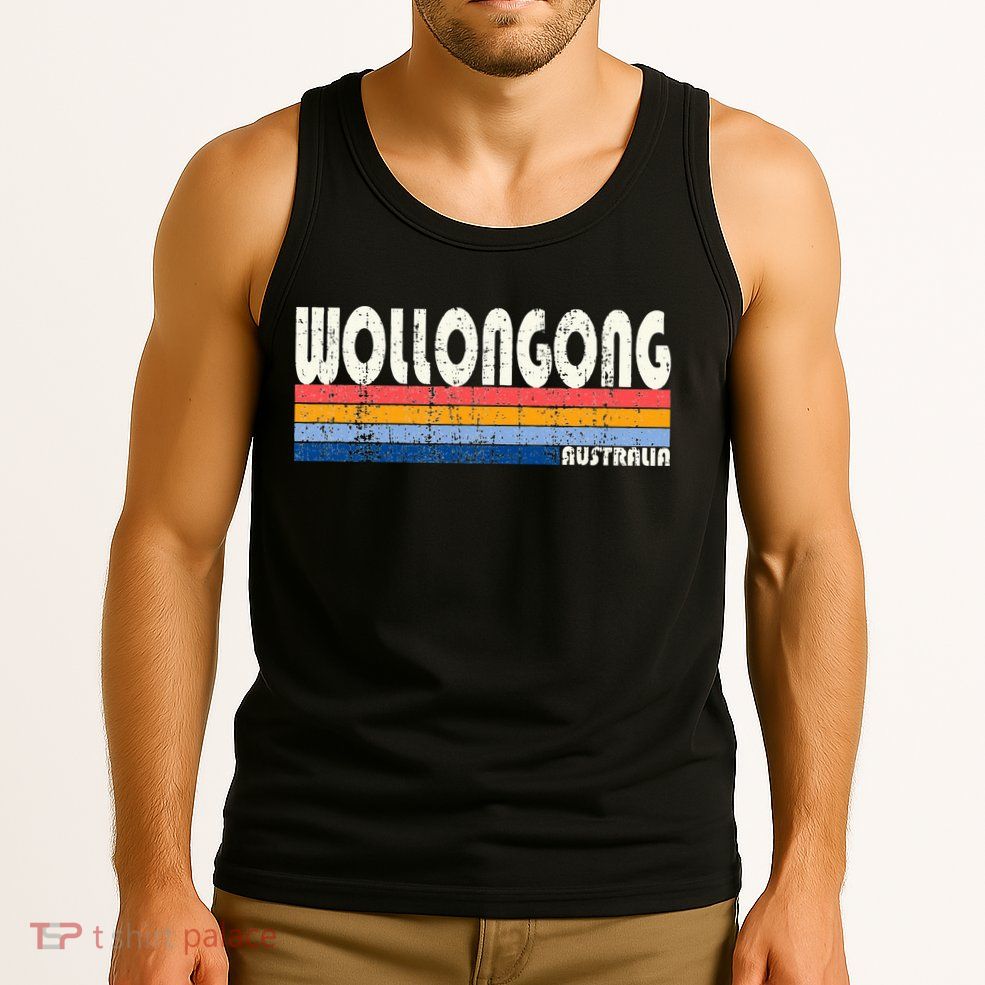 Retro Vintage 70s 80s Style Wollongong Australia Tank Top