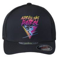 Retro Vintage 80s Apres Ski Patrol Flexfit Unipanel Trucker Cap