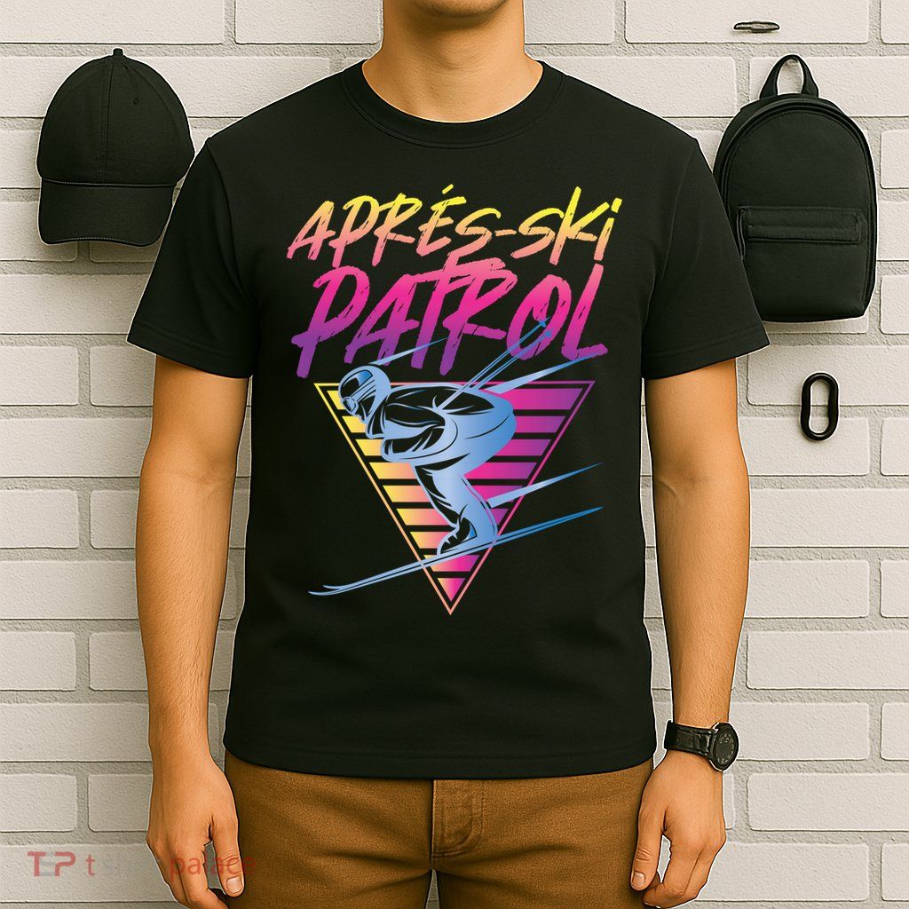Retro Vintage 80s Apres Ski Patrol T-Shirt