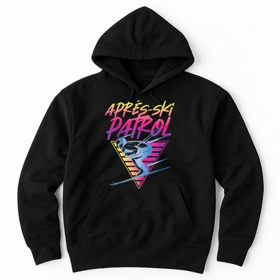 Retro Vintage 80s Apres Ski Patrol Hoodie