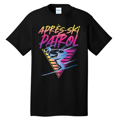 Retro Vintage 80s Apres Ski Patrol Tall T-Shirt