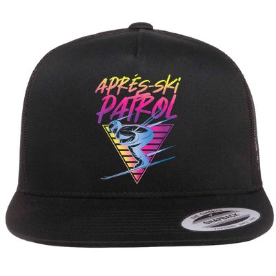 Retro Vintage 80s Apres Ski Patrol Flatbill Hat