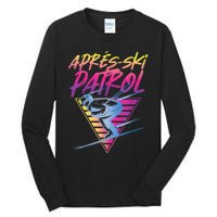 Retro Vintage 80s Apres Ski Patrol Tall Long Sleeve T-Shirt