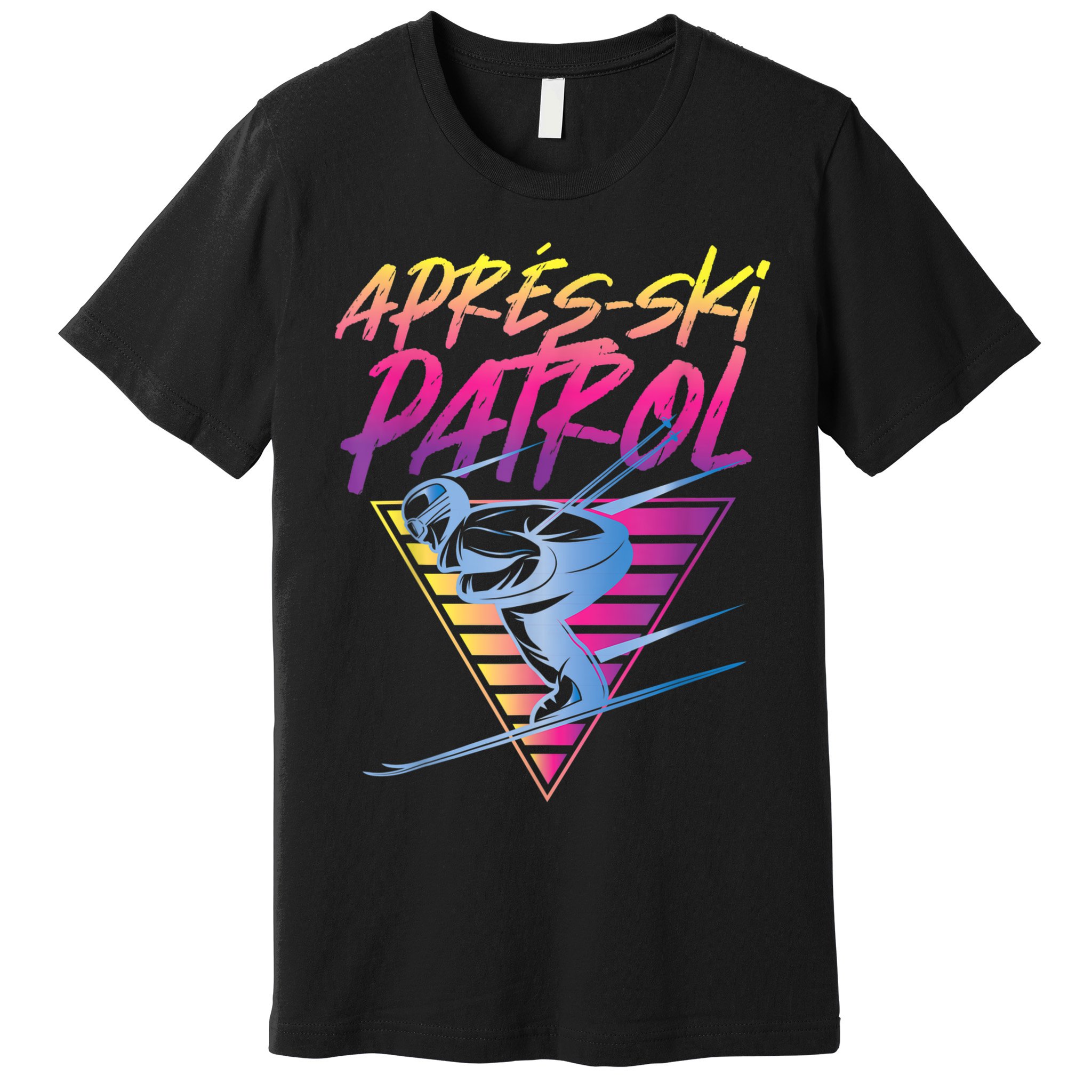 Retro Vintage 80s Apres Ski Patrol Premium T-Shirt