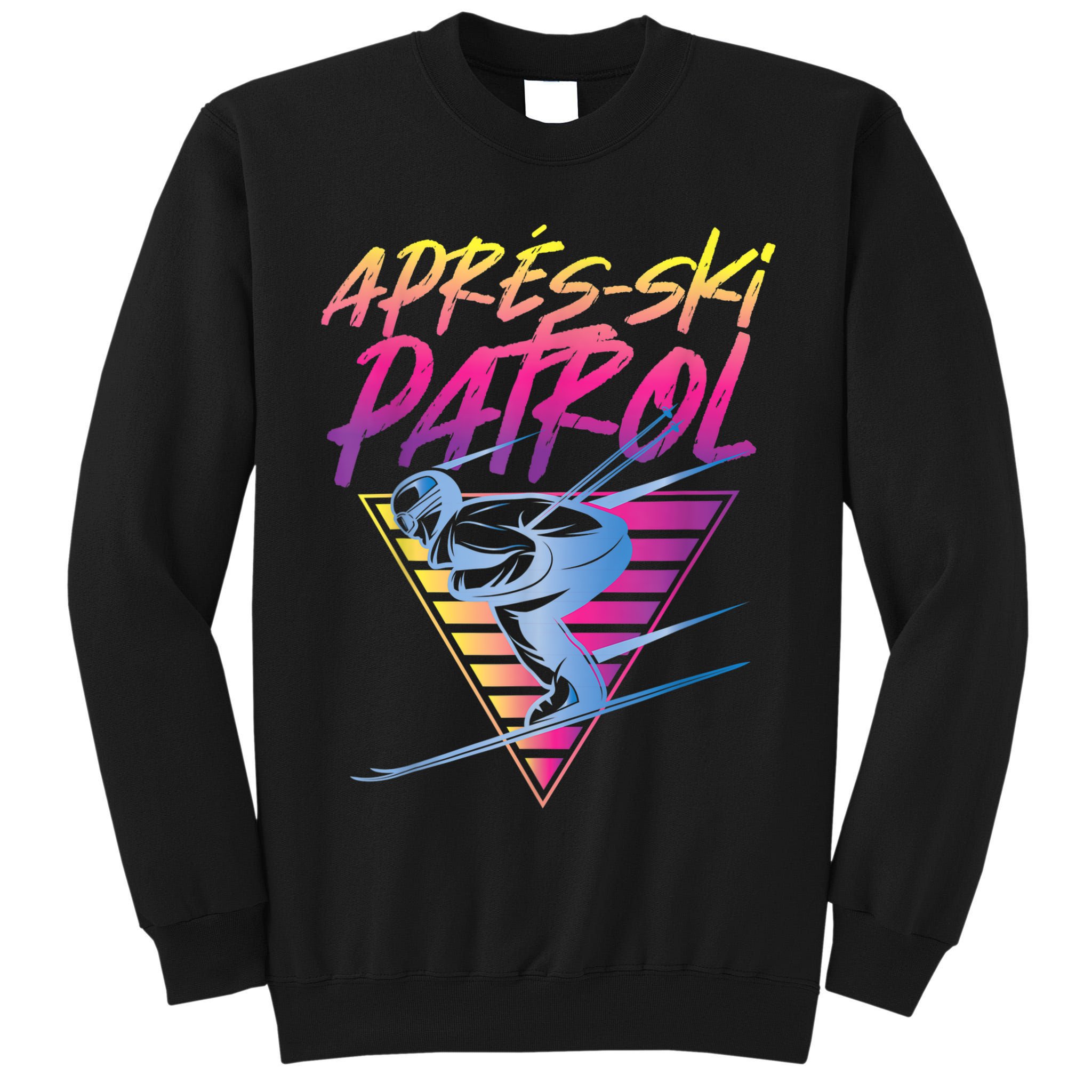 Retro Vintage 80s Apres Ski Patrol Tall Sweatshirt