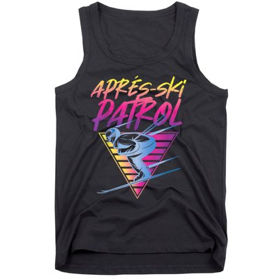 Retro Vintage 80s Apres Ski Patrol Tank Top