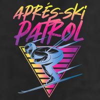 Retro Vintage 80s Apres Ski Patrol Golf Towel