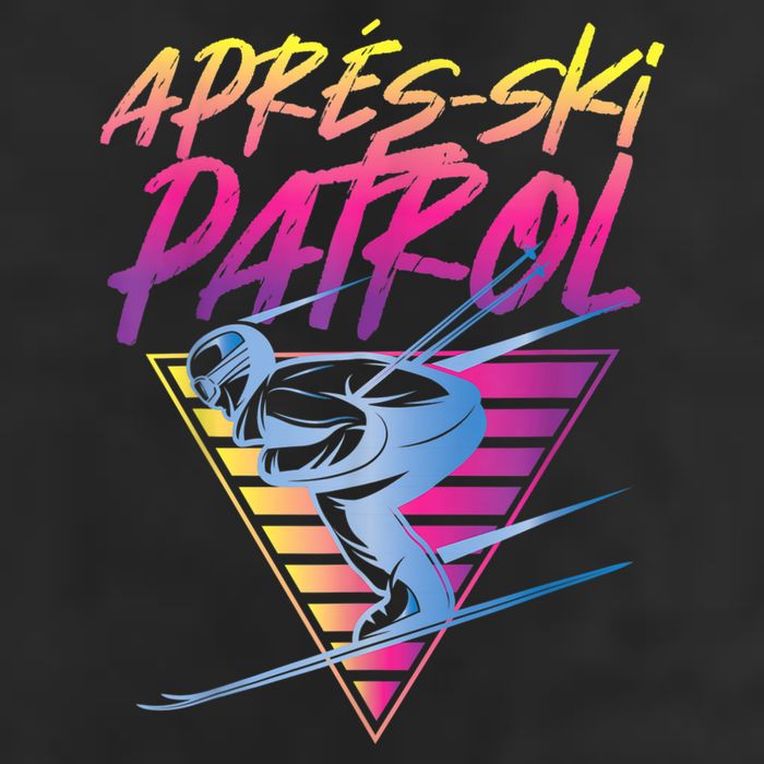 Retro Vintage 80s Apres Ski Patrol Golf Towel
