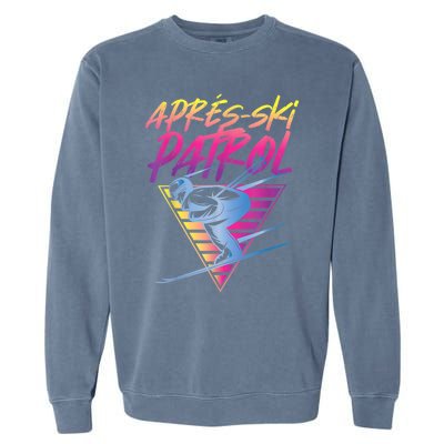 Retro Vintage 80s Apres Ski Patrol Garment-Dyed Sweatshirt