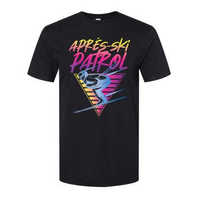 Retro Vintage 80s Apres Ski Patrol Softstyle CVC T-Shirt