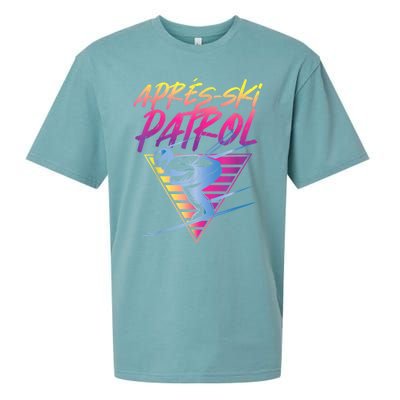 Retro Vintage 80s Apres Ski Patrol Sueded Cloud Jersey T-Shirt