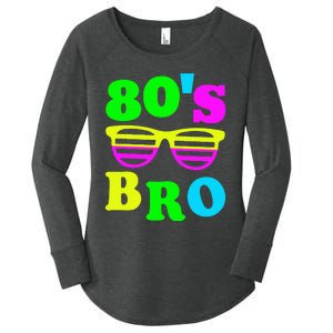 Retro Vibes 80s Bro Party Nostalgia Women's Perfect Tri Tunic Long Sleeve Shirt