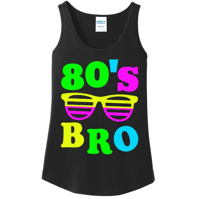 Retro Vibes 80s Bro Party Nostalgia Ladies Essential Tank