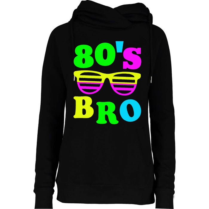 Retro Vibes 80s Bro Party Nostalgia Womens Funnel Neck Pullover Hood