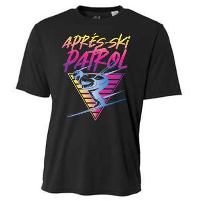 Retro Vintage 80s Apres Ski Patrol Cooling Performance Crew T-Shirt