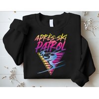 Retro Vintage 80s Apres Ski Patrol Sweatshirt