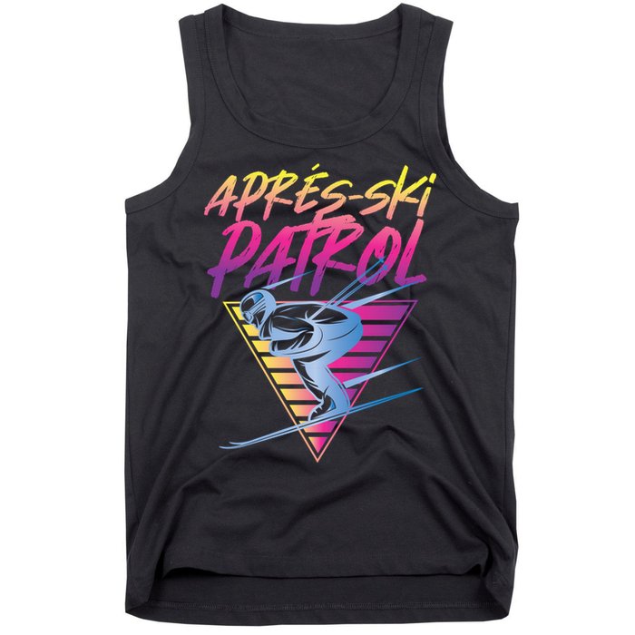 Retro Vintage 80s Apres Ski Patrol Tank Top