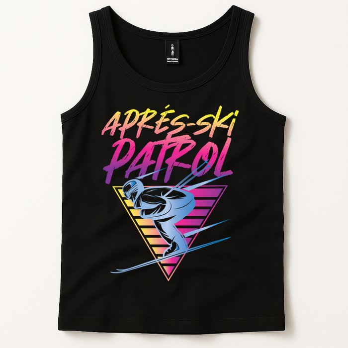 Retro Vintage 80s Apres Ski Patrol Tank Top