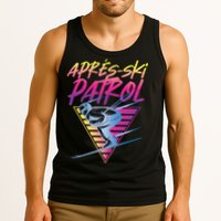 Retro Vintage 80s Apres Ski Patrol Tank Top