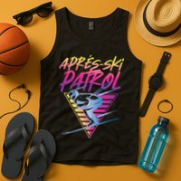 Retro Vintage 80s Apres Ski Patrol Tank Top