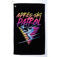 Retro Vintage 80s Apres Ski Patrol Golf Towel