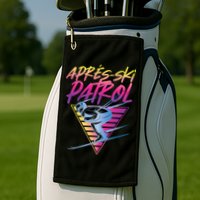 Retro Vintage 80s Apres Ski Patrol Golf Towel