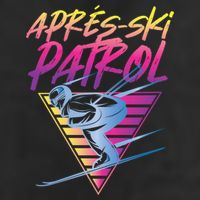 Retro Vintage 80s Apres Ski Patrol Golf Towel