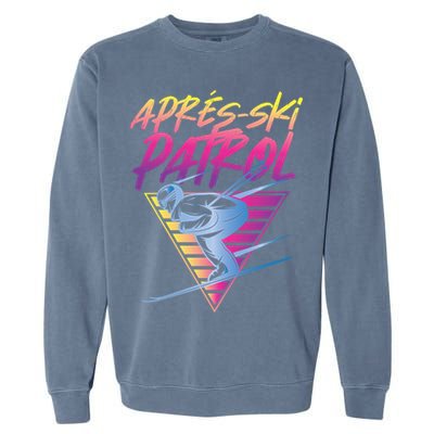 Retro Vintage 80s Apres Ski Patrol Garment-Dyed Sweatshirt