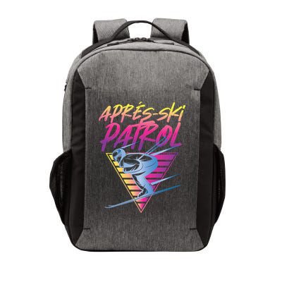 Retro Vintage 80s Apres Ski Patrol Vector Backpack