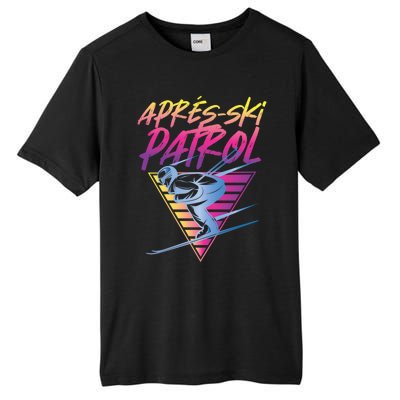 Retro Vintage 80s Apres Ski Patrol Funny Gift Tall Fusion ChromaSoft Performance T-Shirt