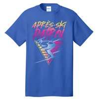 Retro Vintage 80s Apres Ski Patrol Funny Gift Tall T-Shirt