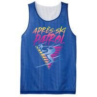 Retro Vintage 80s Apres Ski Patrol Funny Gift Mesh Reversible Basketball Jersey Tank