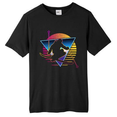 Retro Vintage 80s Ski Great Gift Tall Fusion ChromaSoft Performance T-Shirt