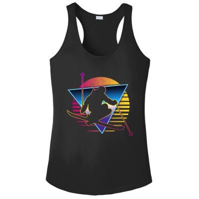 Retro Vintage 80s Ski Great Gift Ladies PosiCharge Competitor Racerback Tank