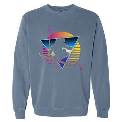 Retro Vintage 80s Ski Great Gift Garment-Dyed Sweatshirt