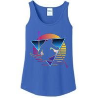 Retro Vintage 80s Ski Great Gift Ladies Essential Tank