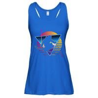 Retro Vintage 80s Ski Great Gift Ladies Essential Flowy Tank