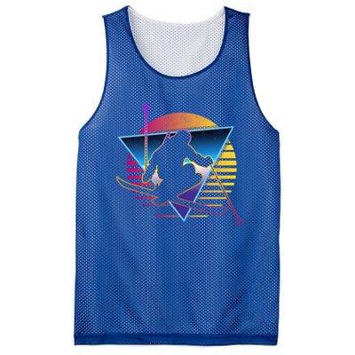 Retro Vintage 80s Ski Great Gift Mesh Reversible Basketball Jersey Tank