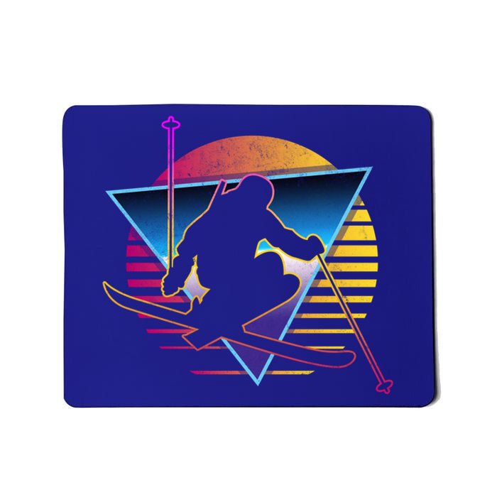 Retro Vintage 80s Ski Great Gift Mousepad