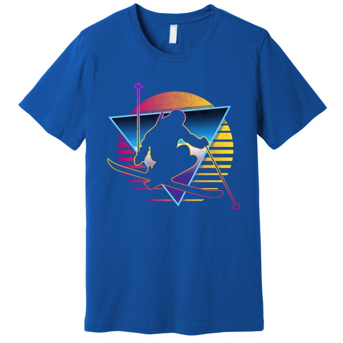 Retro Vintage 80s Ski Great Gift Premium T-Shirt