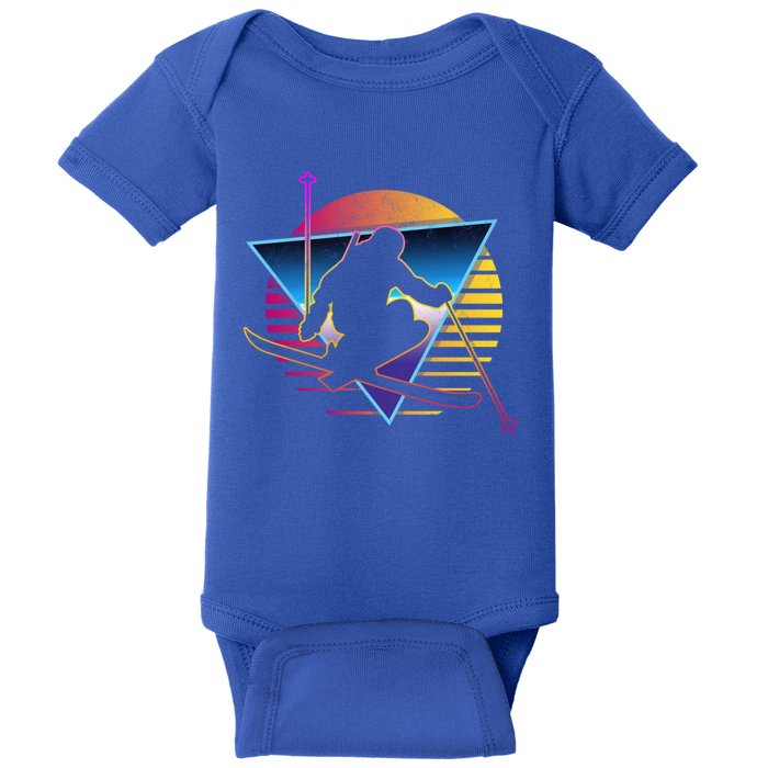 Retro Vintage 80s Ski Great Gift Baby Bodysuit