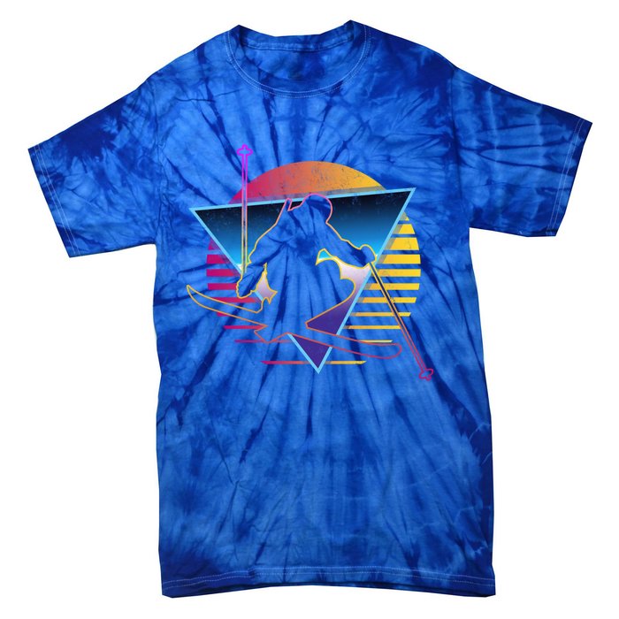 Retro Vintage 80s Ski Great Gift Tie-Dye T-Shirt