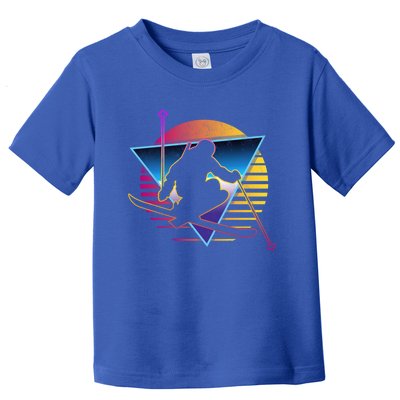 Retro Vintage 80s Ski Great Gift Toddler T-Shirt