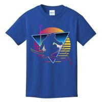 Retro Vintage 80s Ski Great Gift Kids T-Shirt